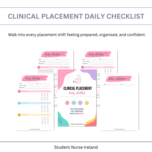 Clinical Placement Daily Checklist
