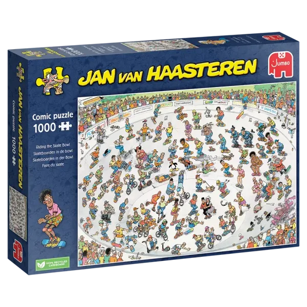 Jan Van Haasteren - Skateboarden in de bowl / Faire du skate 1000pcs (Jumbo) 12+