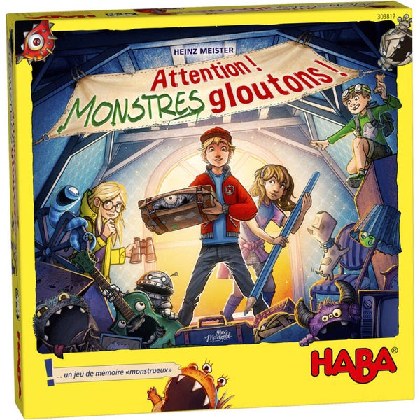Attention! Monstres gloutons! / NIet voeren 303812 FR/NL (Haba) 5+