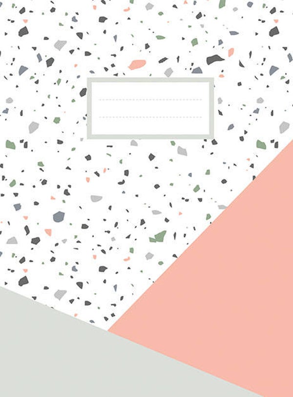 Terrazzo schrift - Ruiten BK* (Deltas)