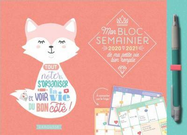 Mon semainier: Ma petite vie vie bien remplie 