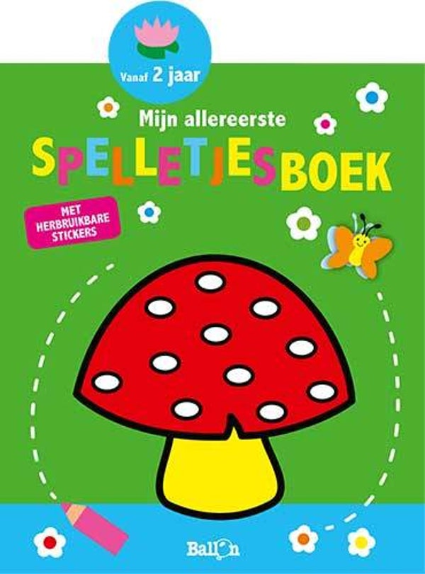 Mijn allereerste spelletjesboek - Paddestoel BJ* (Ballon) 2+