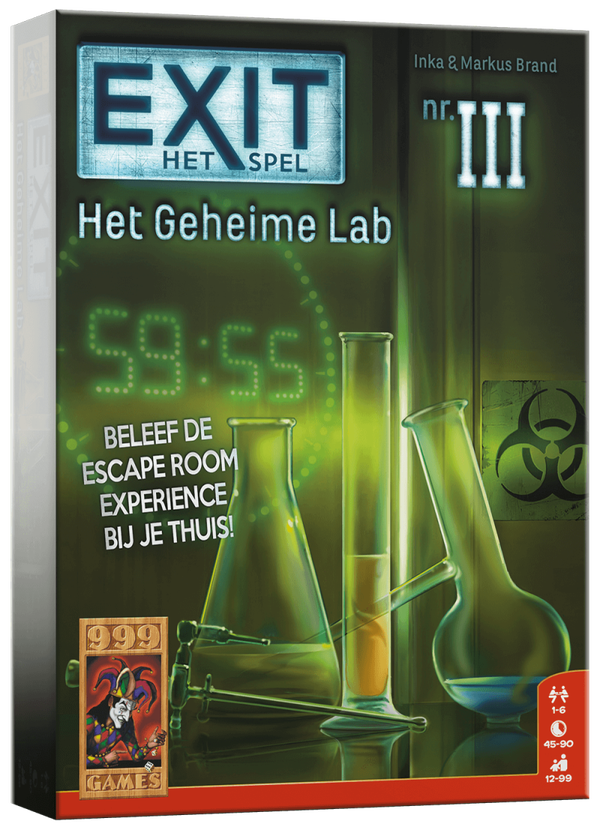 Exit - Het geheime lab 999-EXI03 (999 Games) 12+