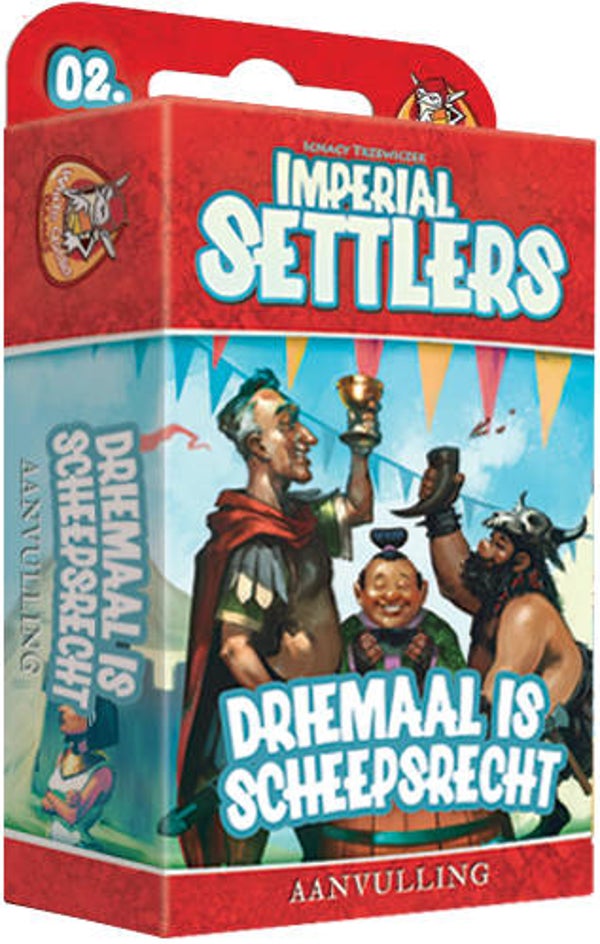 Imperial Settlers - Aanvulling: Driemaal is scheepsrecht WGG1707 (White Goblin Games) 10+