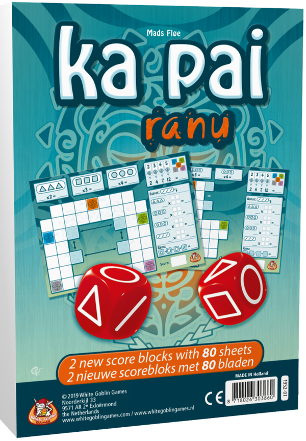 Ka Pai - Ranu: Navulblok Level 1 WGG1952 (White Goblin Games) 8+