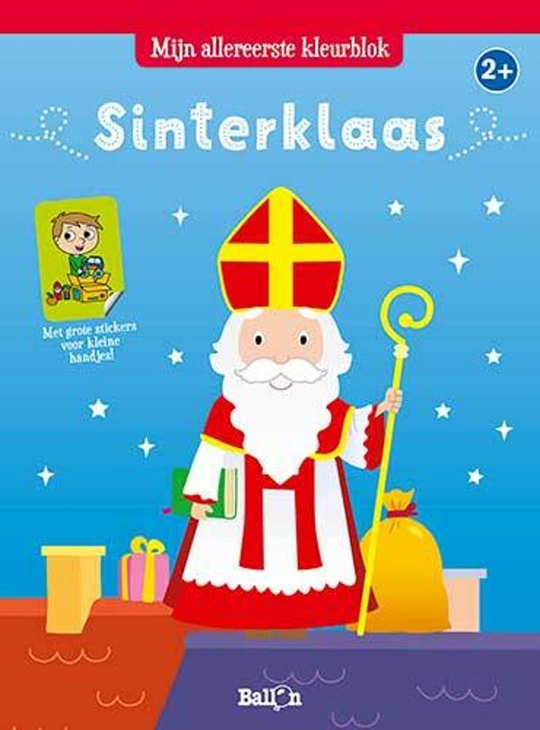 Mijn allereerste kleurblok - Sinterklaas BJ* (Ballon) 2+