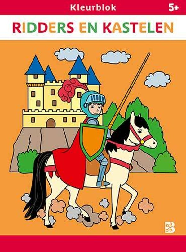 Kleurblok - Ridders en kastelen BJ* (Ballon) 5+