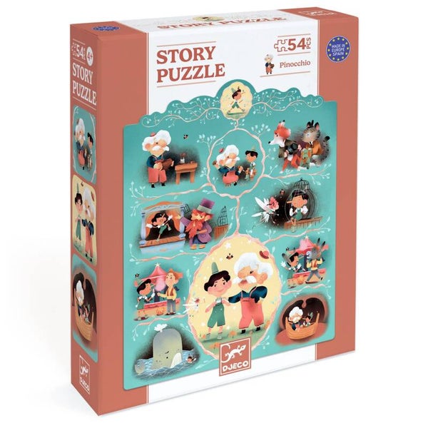 Story Puzzle - Pinocchio 54pcs (Djeco) PU* 4+