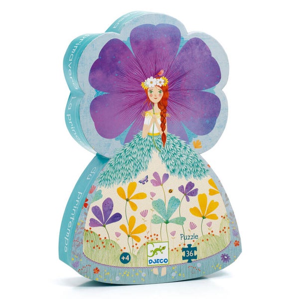 Puzzle Silhouette - La princesse du printemps 36pcs (Djeco) PU* 4+