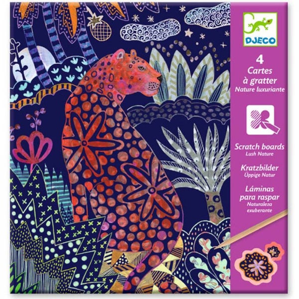 Cartes à gratter - Nature luxuriante  (Djeco) CR* 7+