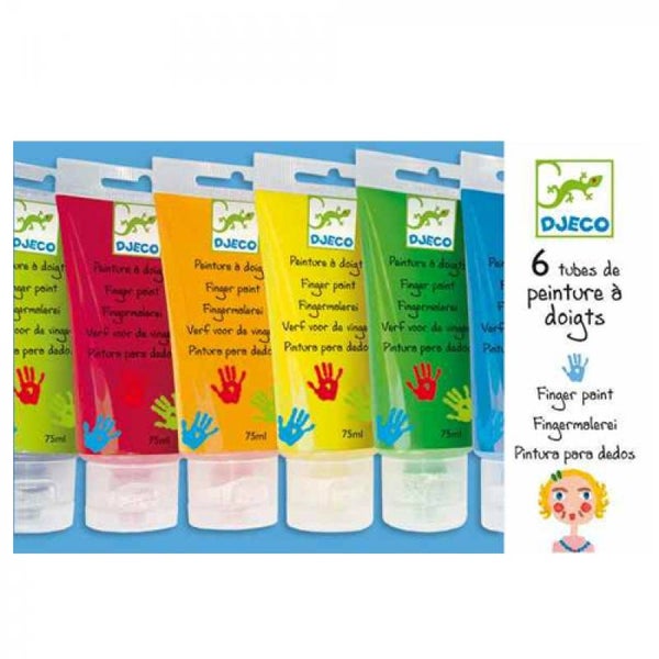 Peinture à doigts - Classique / Vingerverf - Klassiek  (Djeco) PA* 18m+