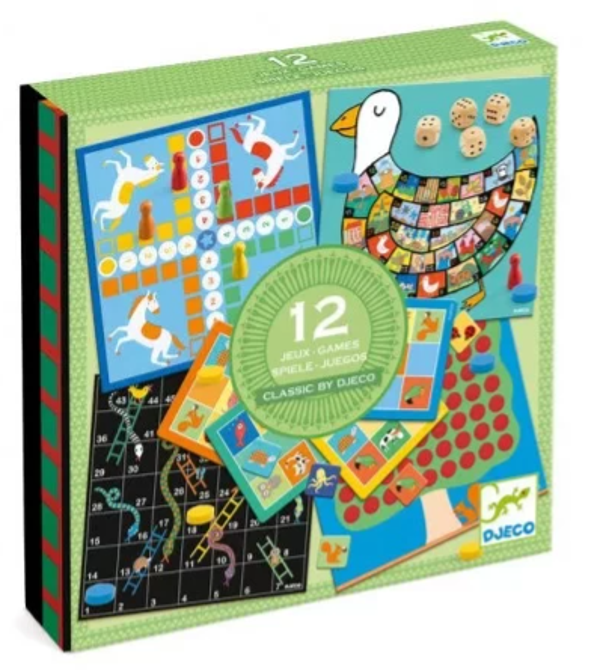 Classic by Djeco - 12 jeux  (Djeco) GZ* 4+