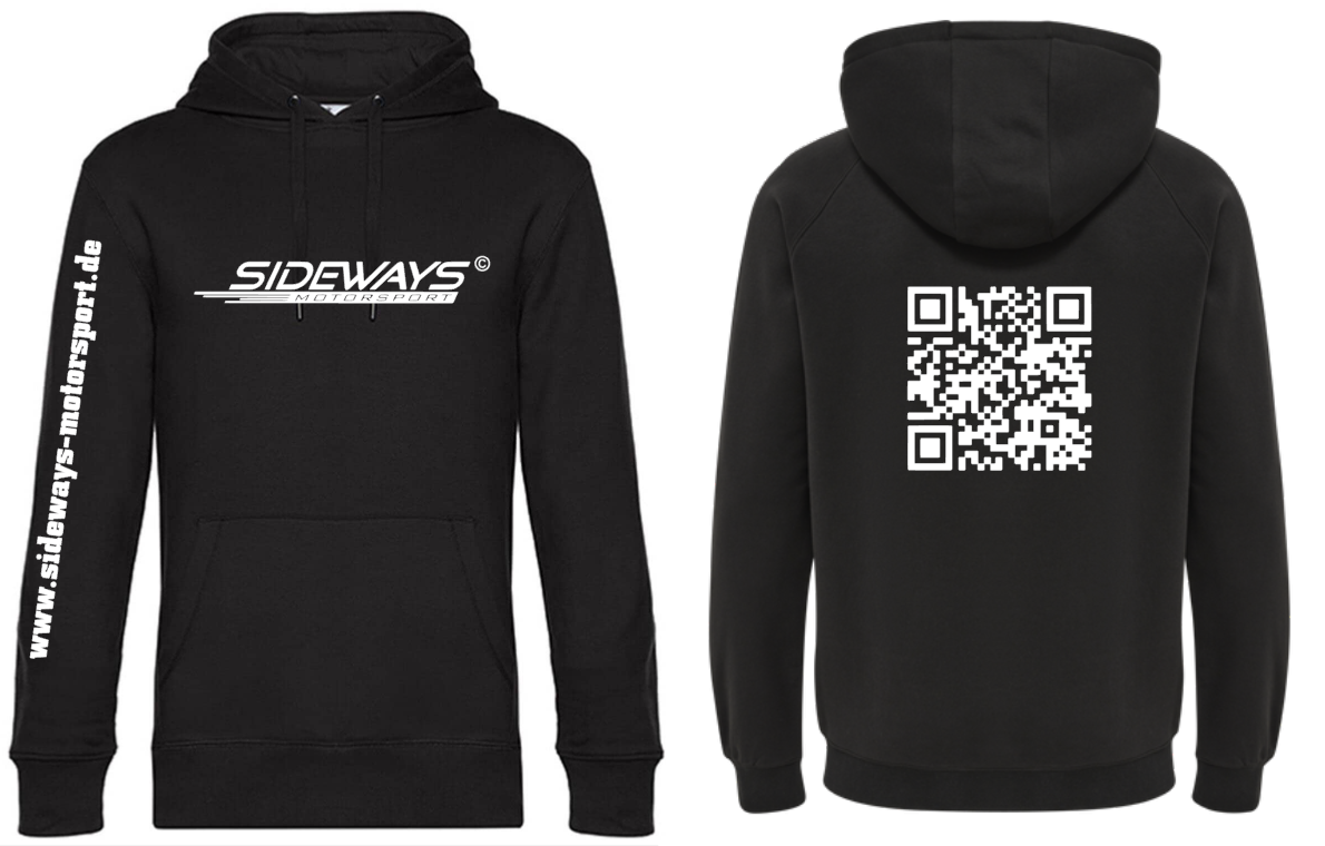 Sideways Motorsport Hoodie QR Code