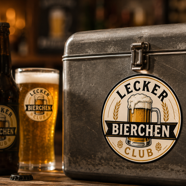 Lecker Bierchen Club Aufkleber | Sticker Fun