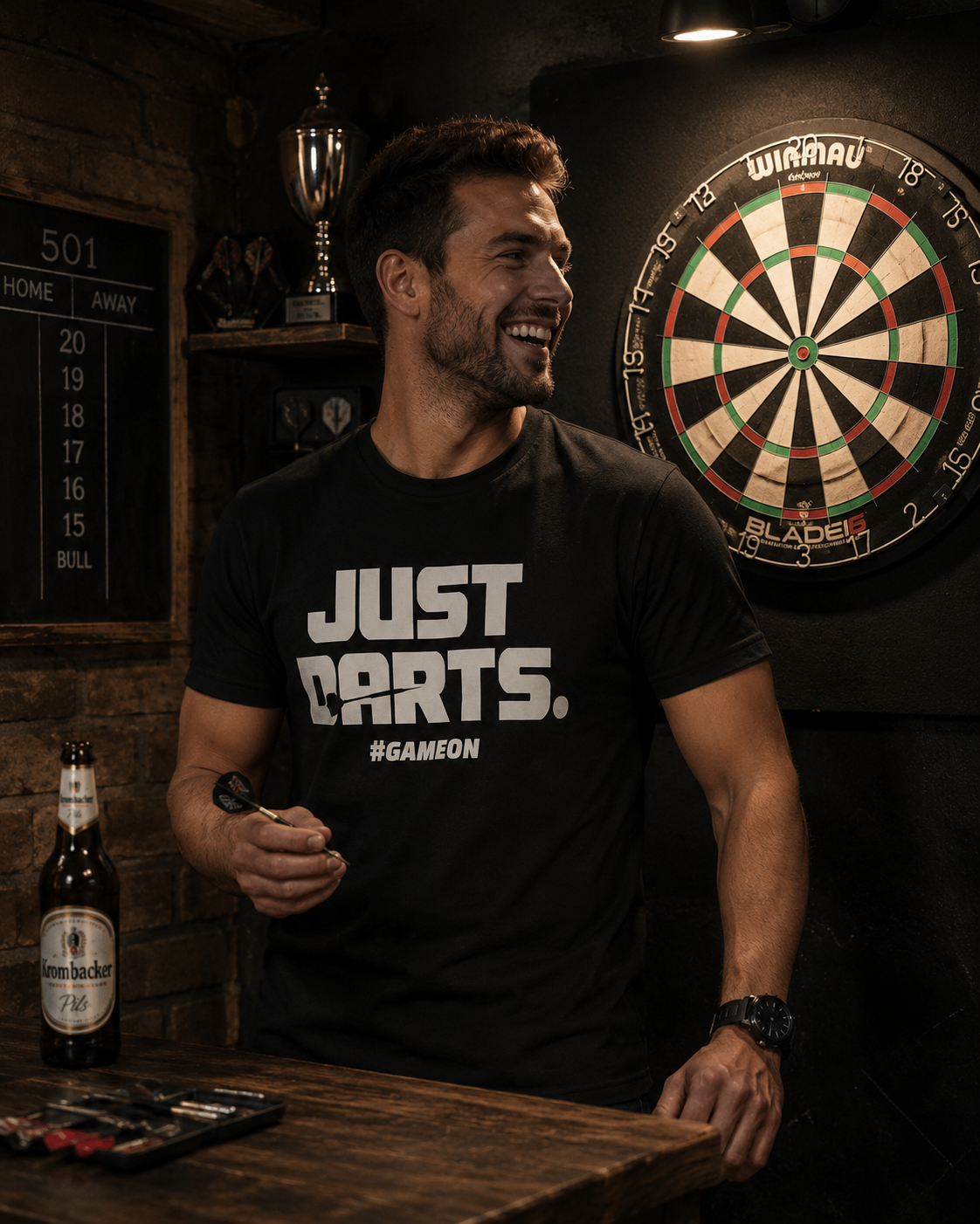 Just Darts T-Shirt – Dart Shirt für echte Dart-Fans