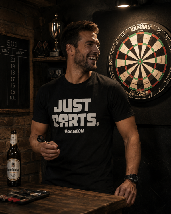 Just Darts T-Shirt – Dart Shirt für echte Dart-Fans