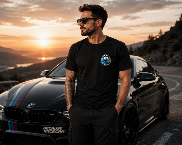 Krümelmonster Motorsport T-Shirt - Lustiges Racing Shirt