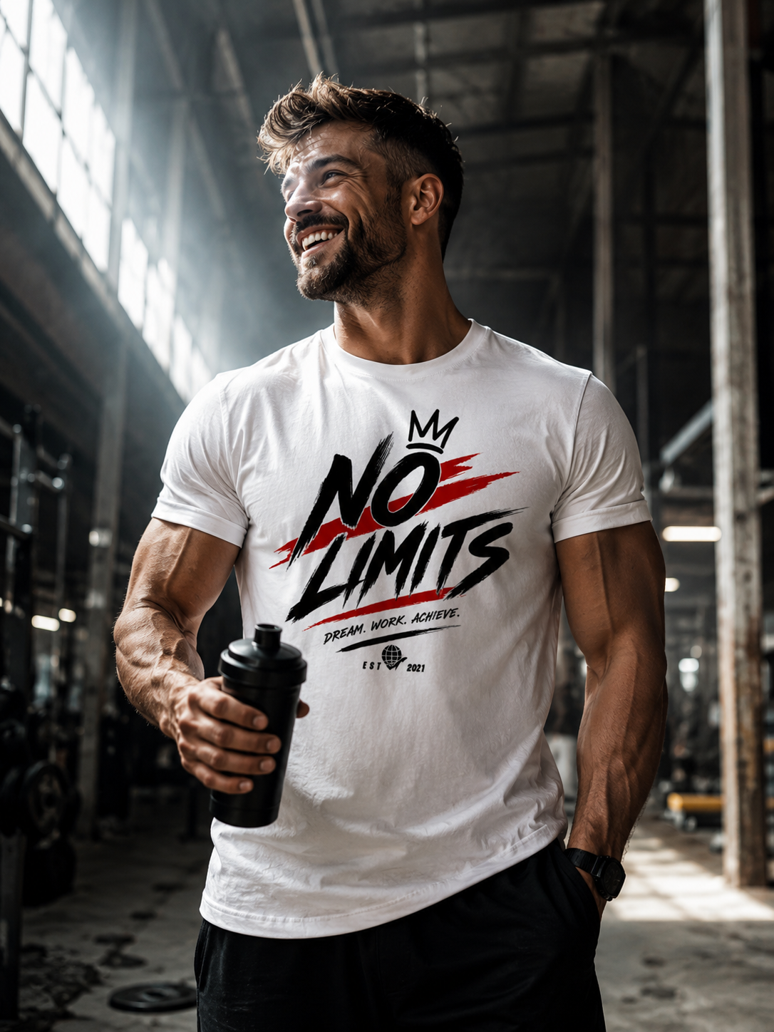No Limits T-Shirt – Motivations & Fitness Shirt