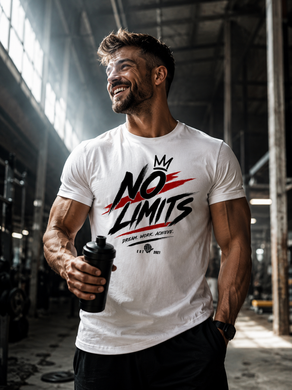 No Limits T-Shirt – Motivations & Fitness Shirt