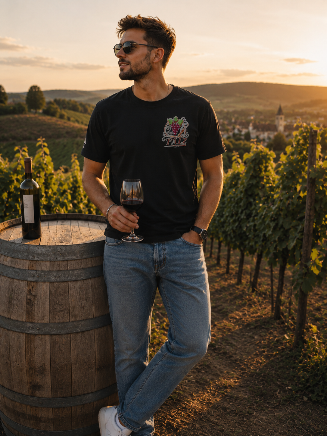 Palz Pfalz Wein T-Shirt – Heimat, Wein & Lebensgefühl