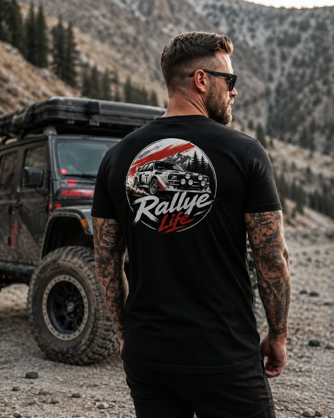 Rallye T-Shirt Audi S1 Quattro – Motorsport-Shirt für echte Rallye-Fans