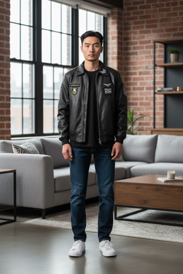 Beast Mode (Leather Bomber)