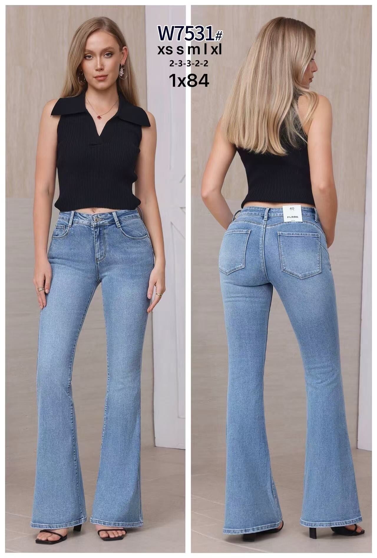 Jeans donna zampa