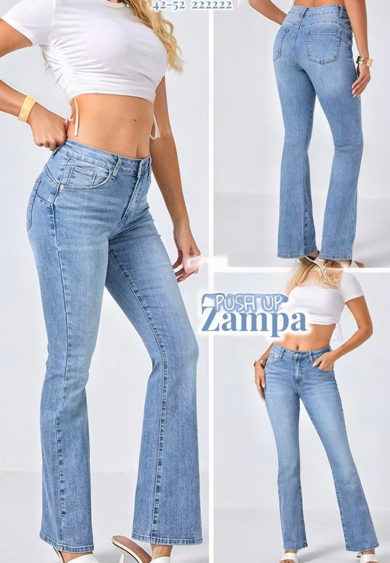 Jeans donna zampa