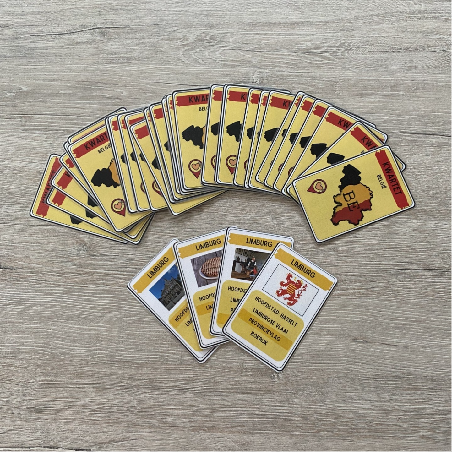 kwartet provincies van België