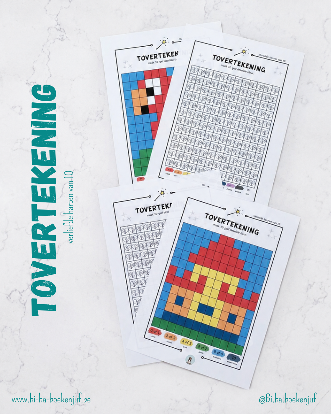 Tovertekeningen - Verliefde harten