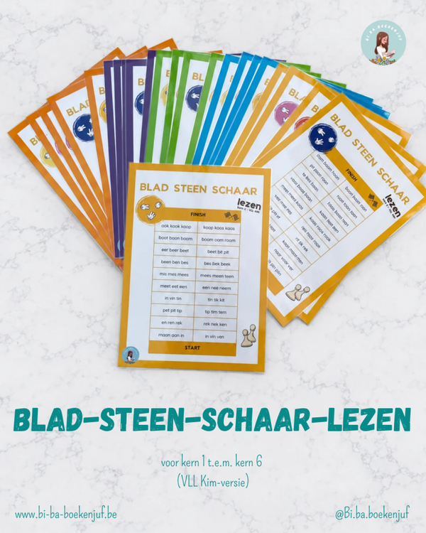 VLL Blad-steen-schaar-lezen