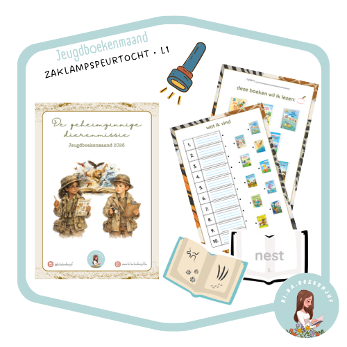 Dierenmissie (zaklampzoektocht) - Jeugdboekenmaand 2026