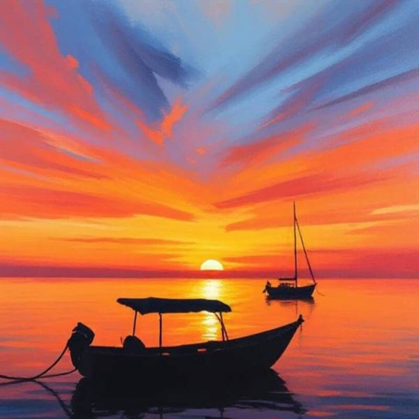 Seascape Acrylic art class