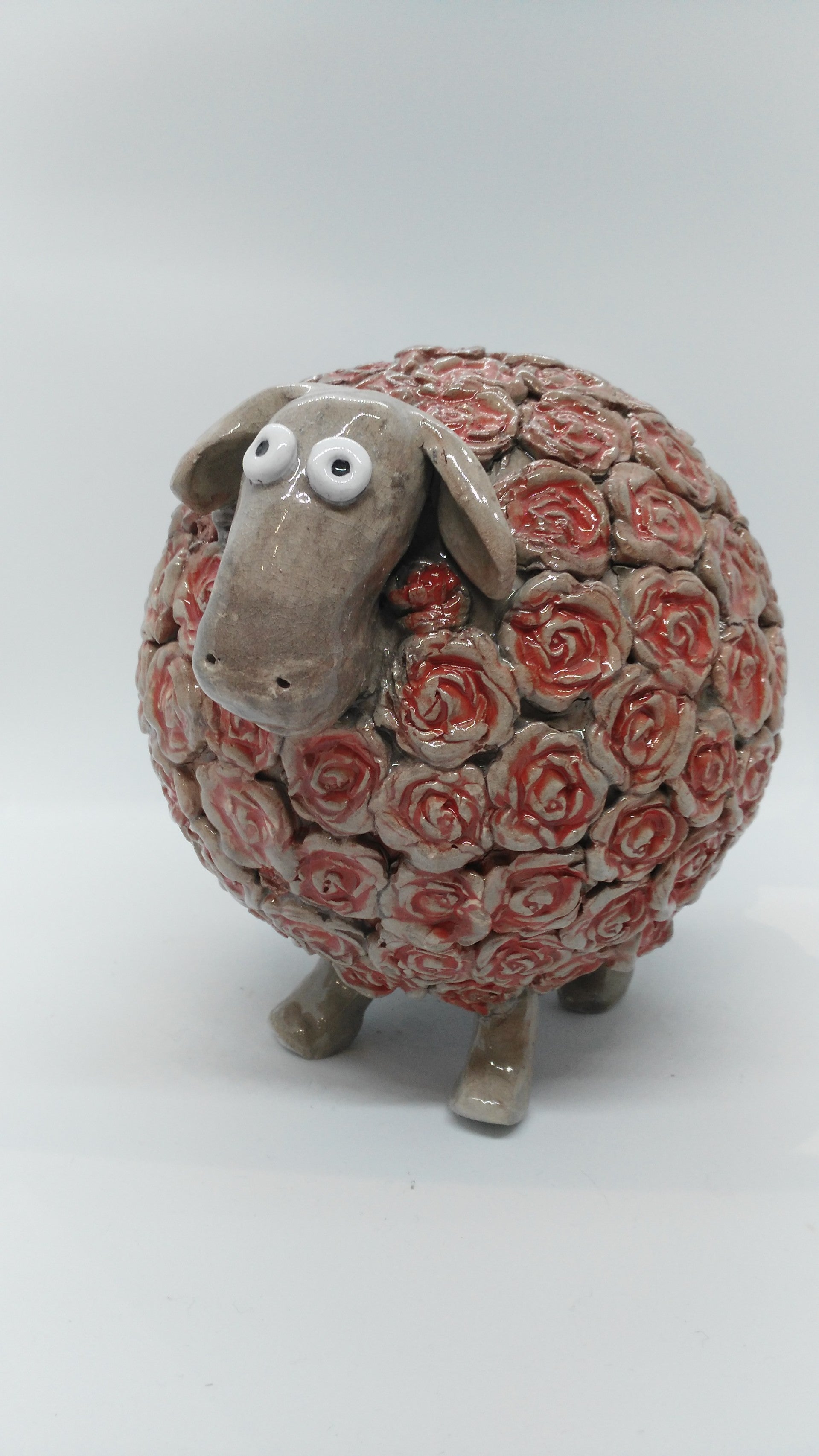 Schaap antraciet roos