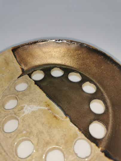 Zeepschaal goud beige