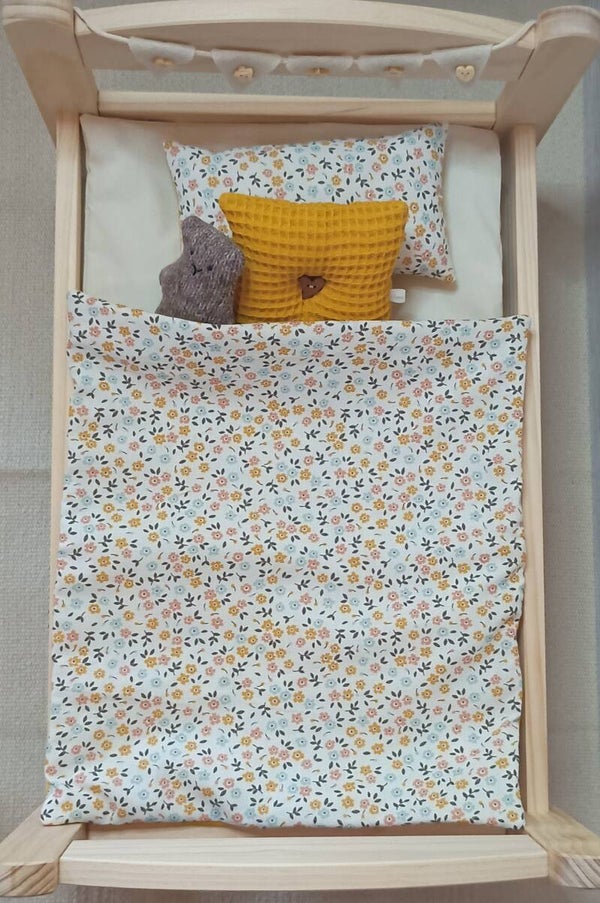 Puppenbettwäsche – 3-teilig | Handmade von Jotte Unikate #2