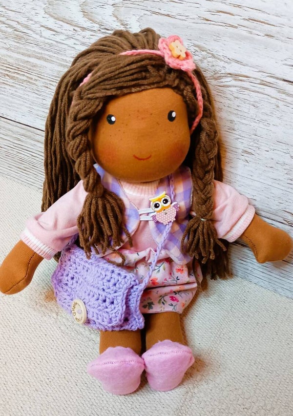 Elisa – Jotte Unikate Stoffpuppe im Waldorfstil