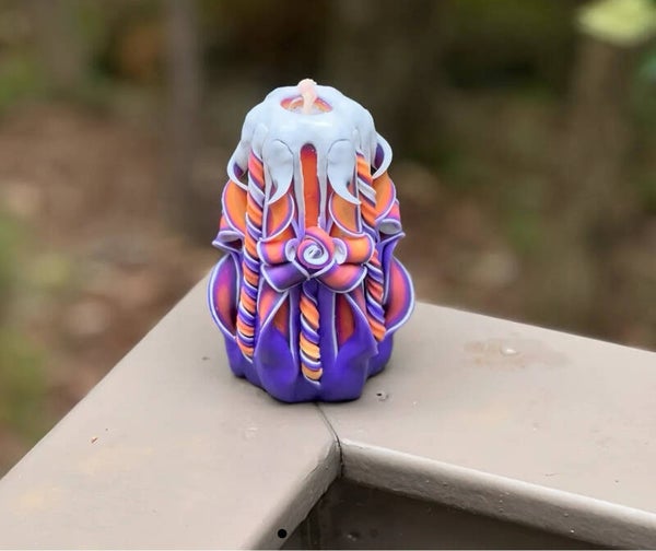 Enchanted Carved Candle