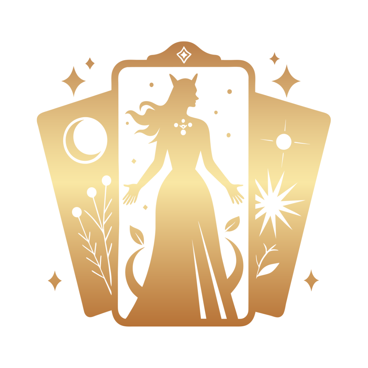 gold tarot cards