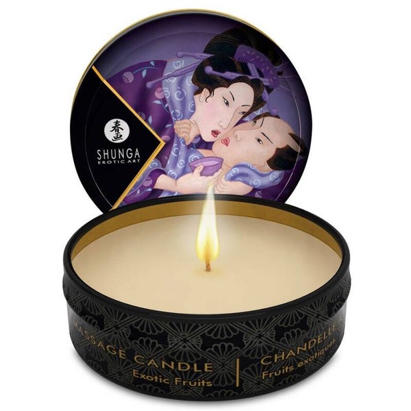 SHUNGA - MINI CARESS BY CANDELIGHT VELA MASAJE FRUTAS EXÓTICAS