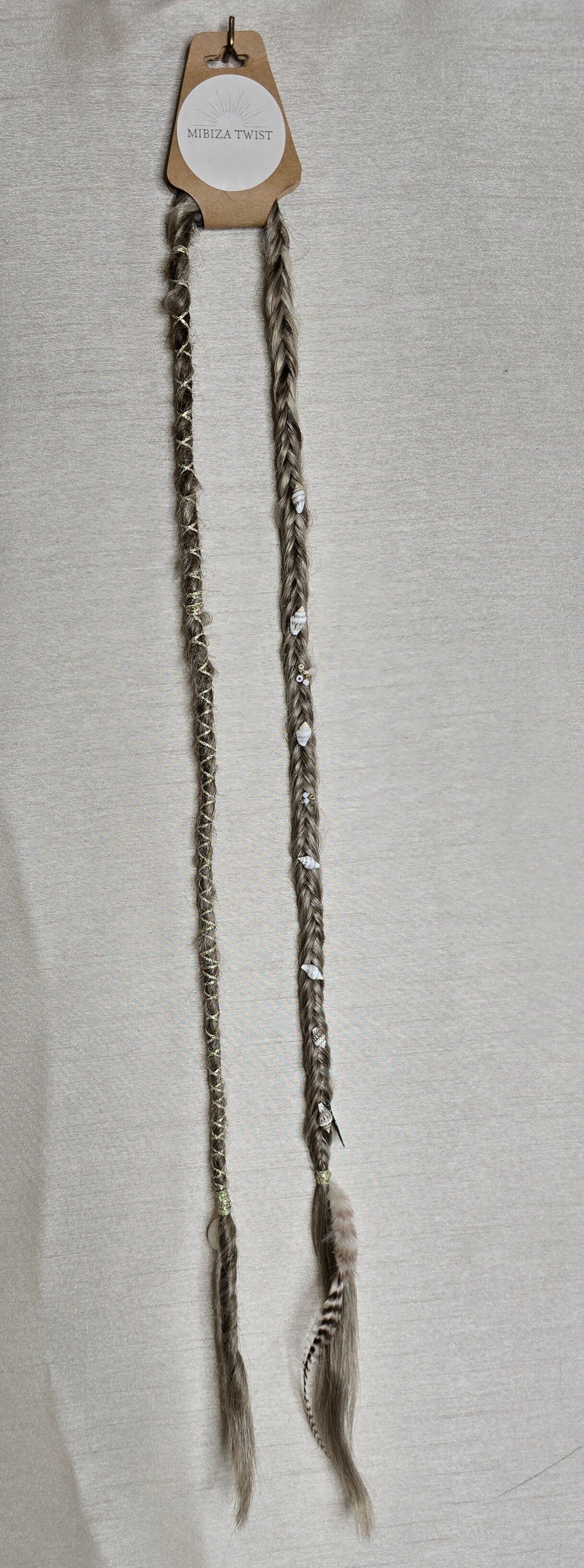 Combi clip-in dread/visgraatvlecht