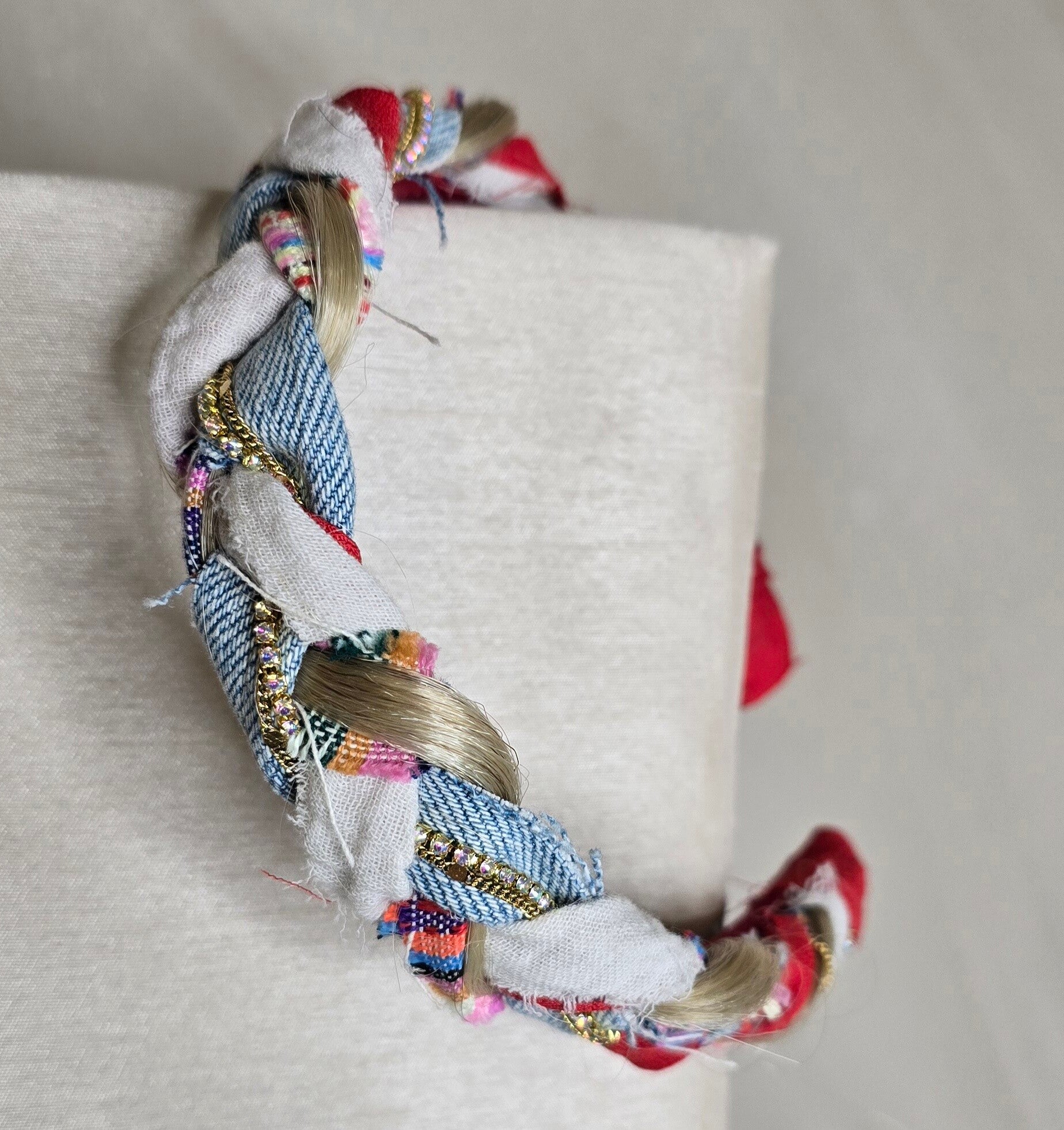 Denim Hippie haarband