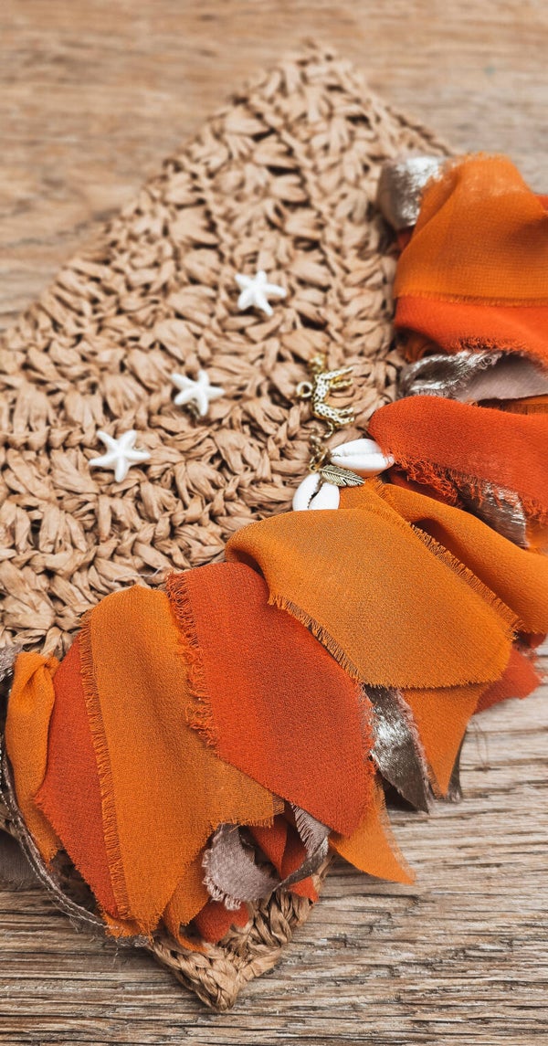 Mibiza Ibiza Clutch – Sunset Orange