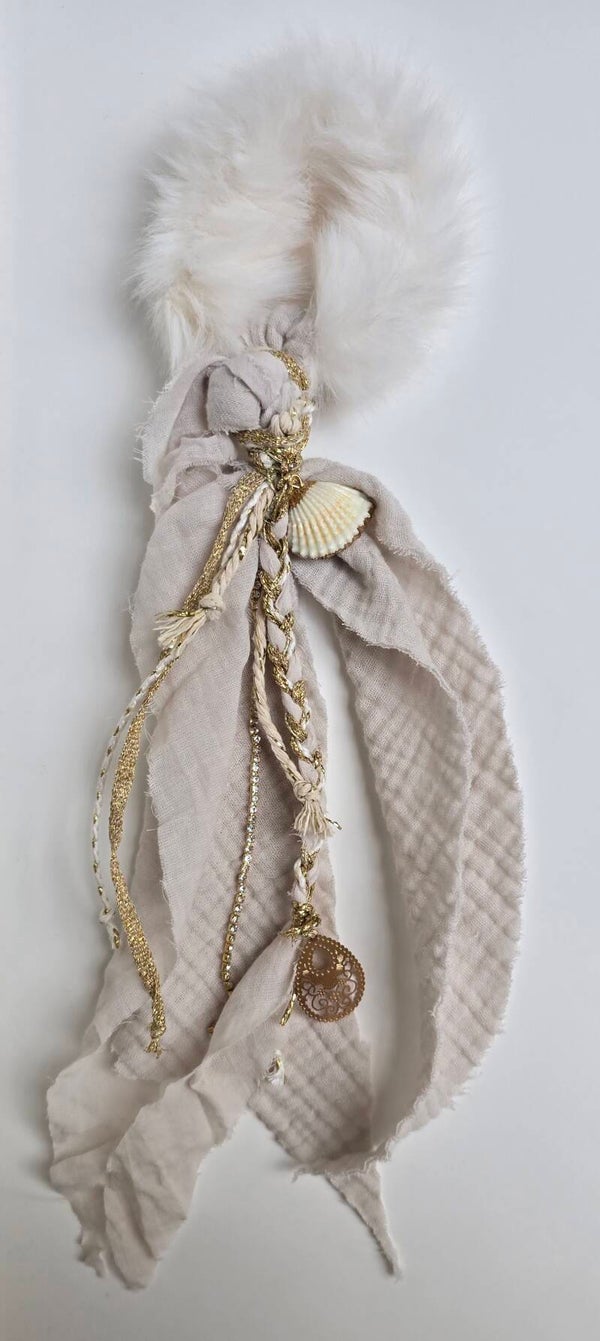 Mibiza Statement Scrunchie | Ibiza Gold