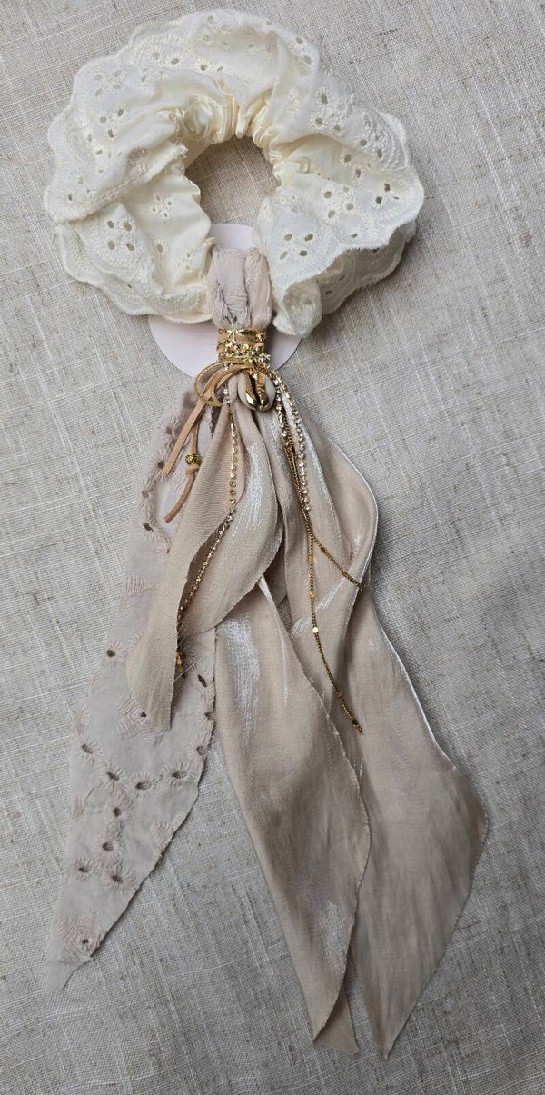 Mibiza Statement Scrunchie | Ibiza Gold