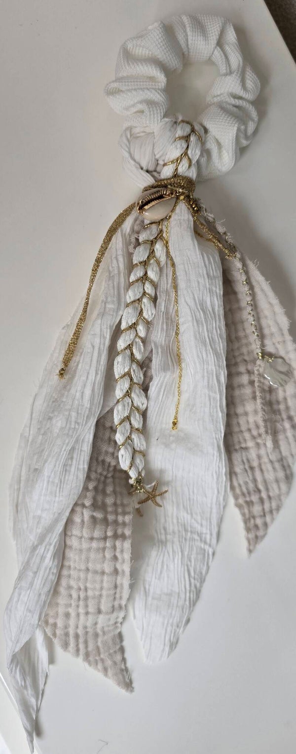 Mibiza Statement Scrunchie | Ibiza Gold