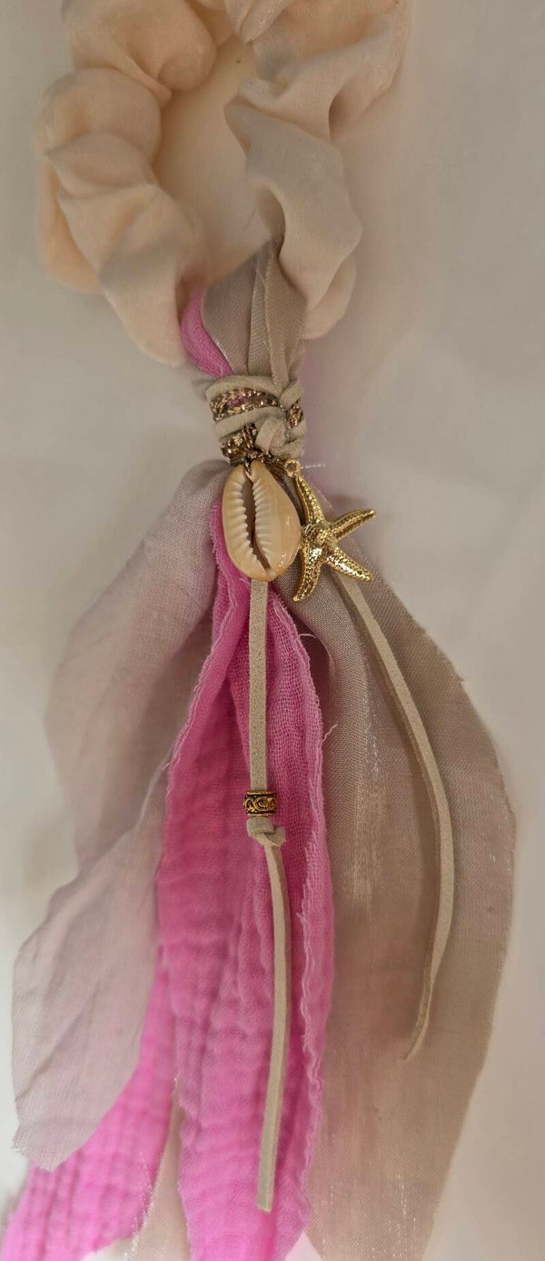 Mibiza Scrunchie | Happy Pink