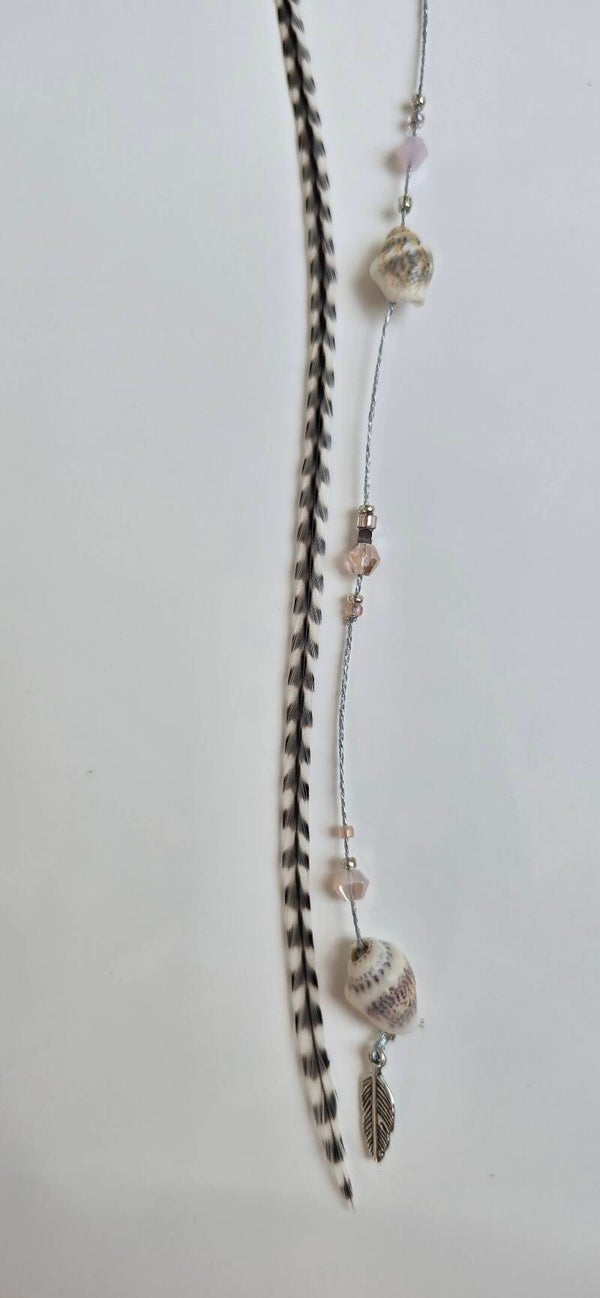Mibiza hair jewel | Silver Feather