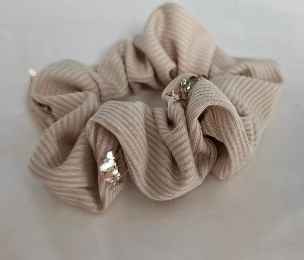 Mibiza Scrunchie – Champagne Sparkle