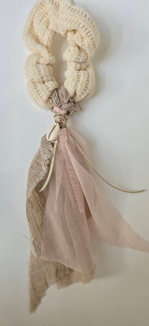 Mibiza Scrunchie | Soft Pink